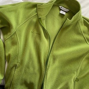 Women’s XL Columbia zip-up fleece jacket